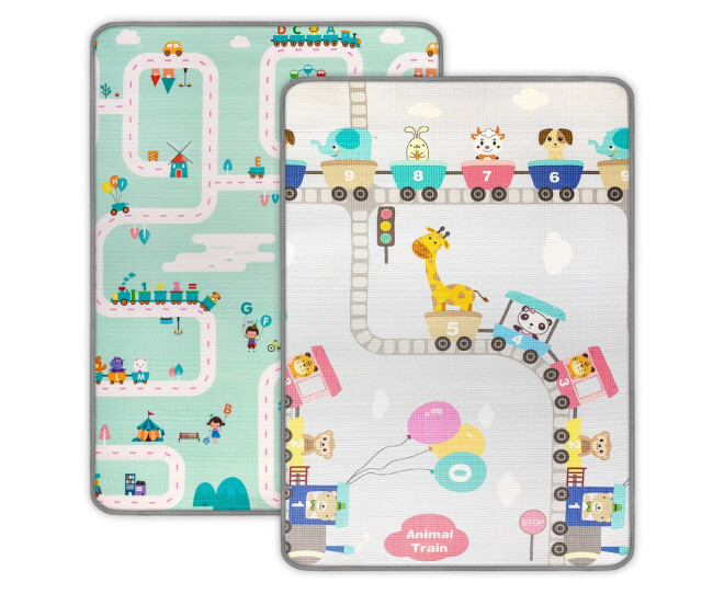 Hrací podložka pro děti Kinder Trains