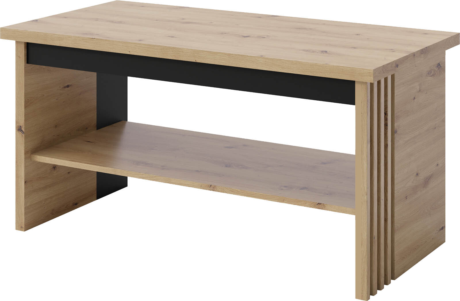 Konferenční stolek Nadia ND13 Barva korpusu: Bílá / černá