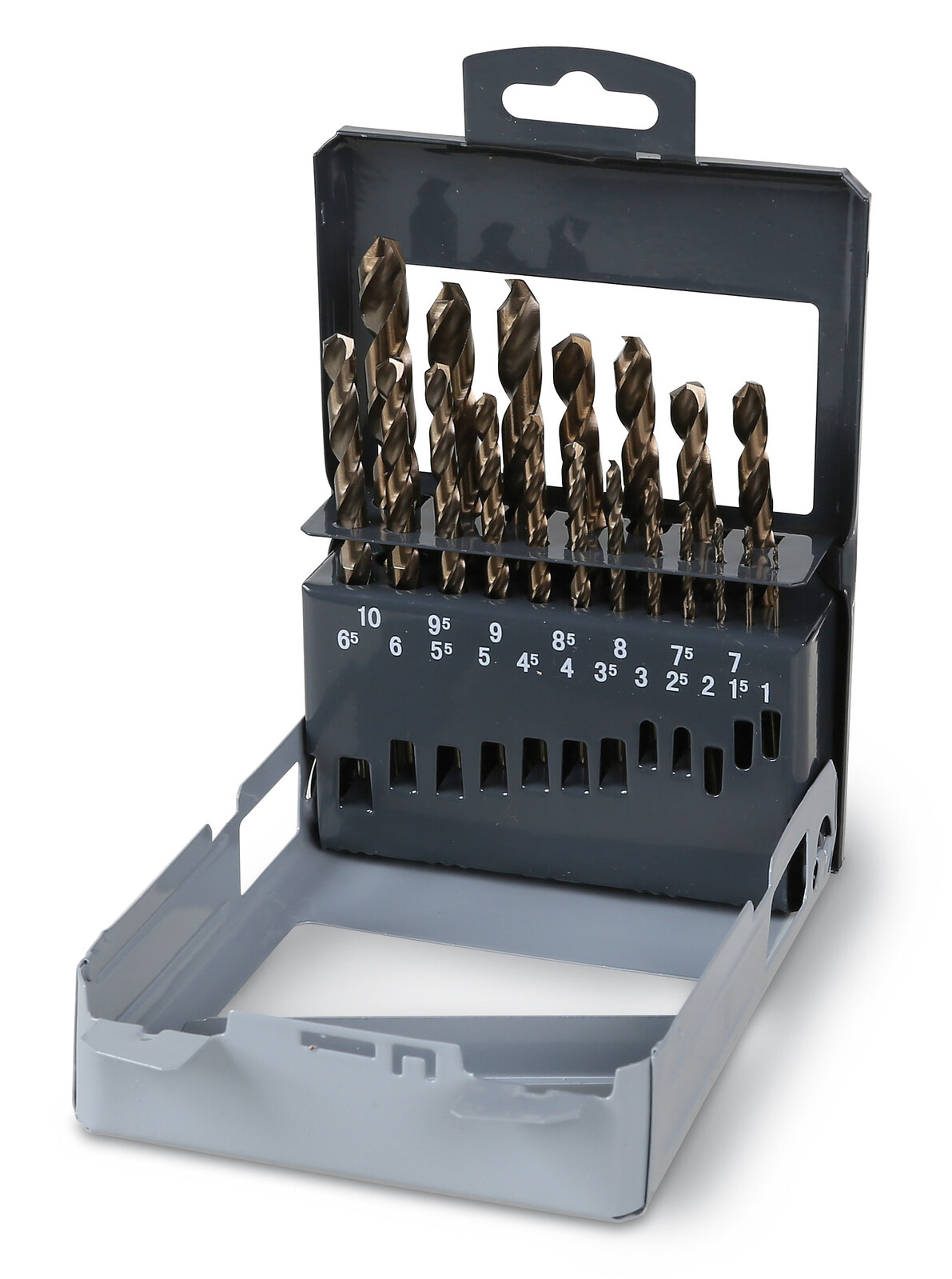 Beta tools Spirálové vrtáky s válcovými stopkami, HSS-CO 5%, plně vybroušený lesklý povrch