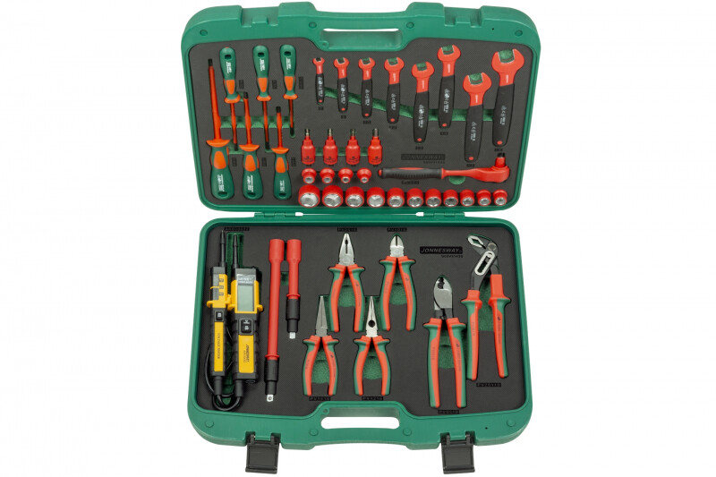 Sada 43ks izolované elektrikářské nářadí 1000V - JONNESWAY S03V3143S