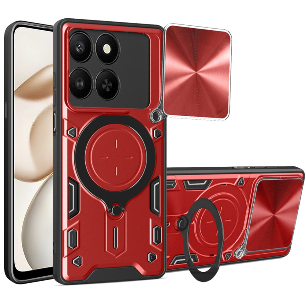 Techsuit CamGuard Pro Honor 400 Smart 5G 400 Smart 4G X7d 4G červená