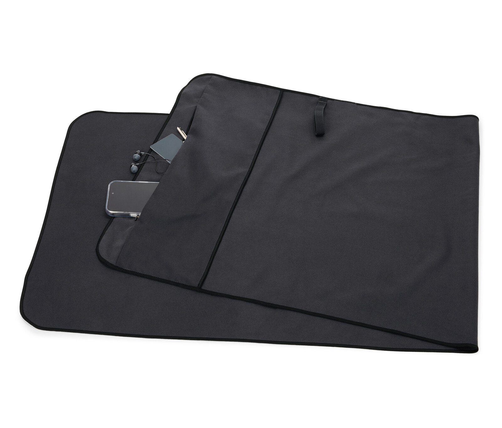 Tchibo - Fitness ručník s potahem na opěradlo - barva: šedá