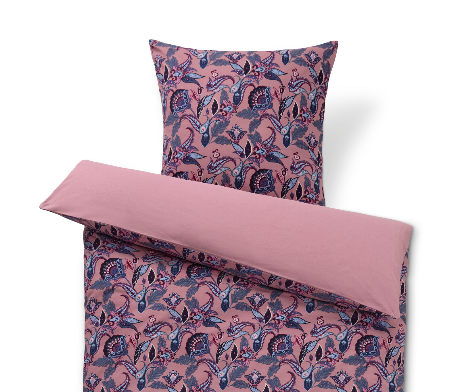 Tchibo - Žerzejové povlečení - barva: růžová