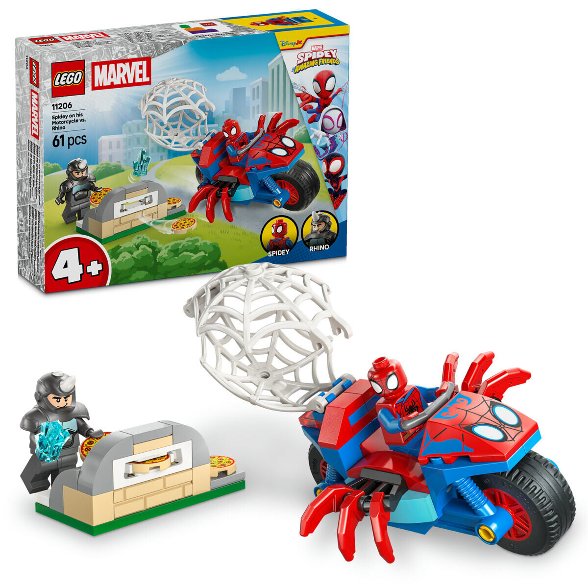 LEGO® Spidey 11206 Spidey na motorce vs. Rhino