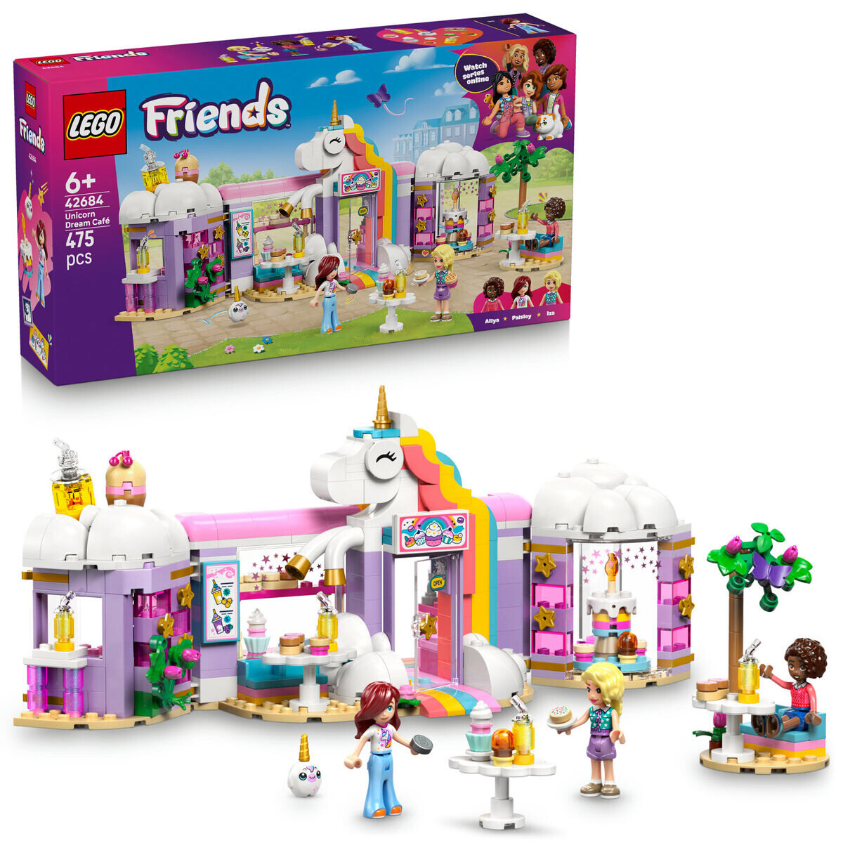 LEGO® Friends 42684 Snová kavárna s jednorožcem