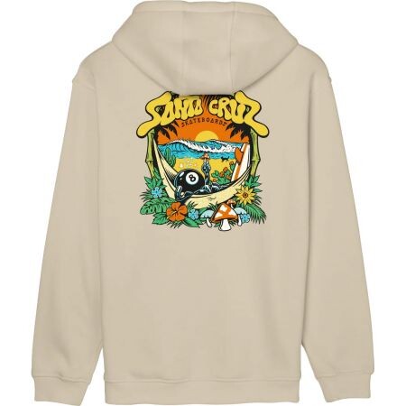 Mikina Santa Cruz Winkowski 8Baller Trip - Béžová - L