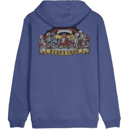 Mikina Santa Cruz Guzman Scroll Front Ho - Modrá - L