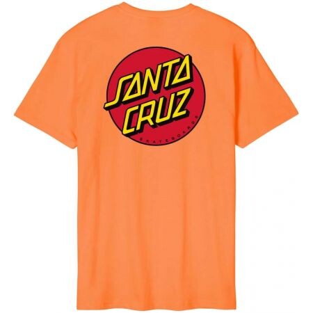 Triko Santa Cruz Classic Dot Chest - Oranžová - L