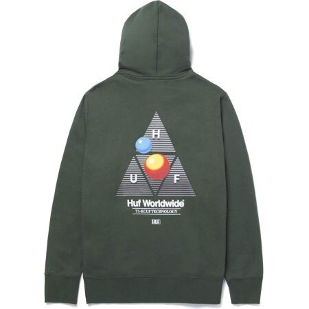 Mikina Huf Video Format Tt Hoodie - Zelená - L