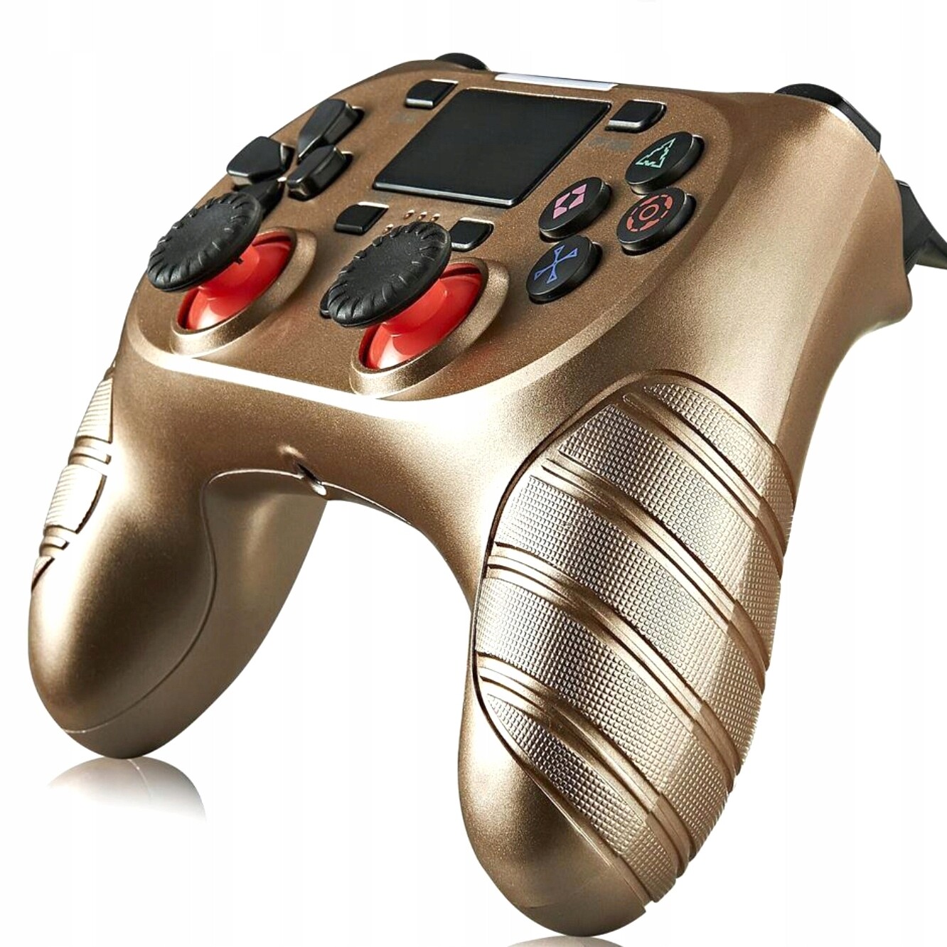 Pad Bezdrátový Ovladač Pro PS4 Playstation – Zlatý Model V3 2025