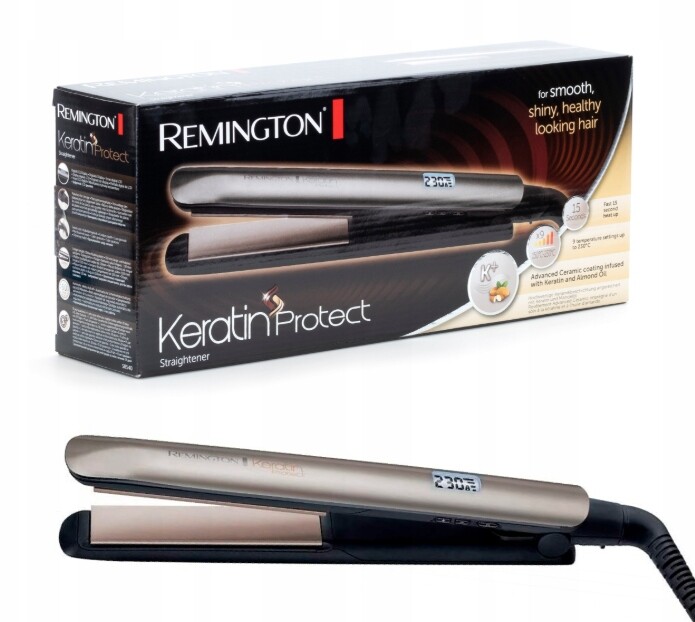 Žehlička Na Vlasy Remington Keratin Protect S8540 na vlasy a kadeře keramická LCD