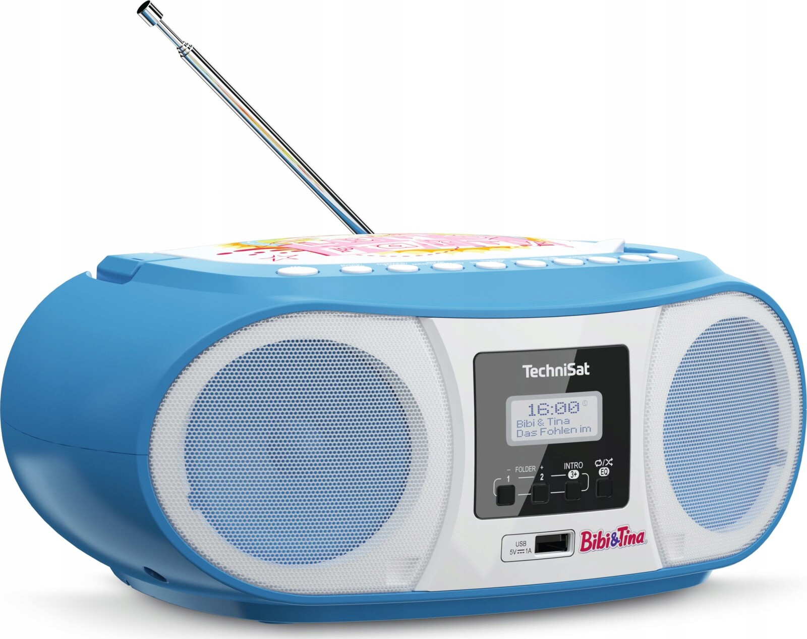 Síťové rádio Dab+ Fm CD Bluetooth Usb TechniSat Digitradio 1990 Bibi&Tina