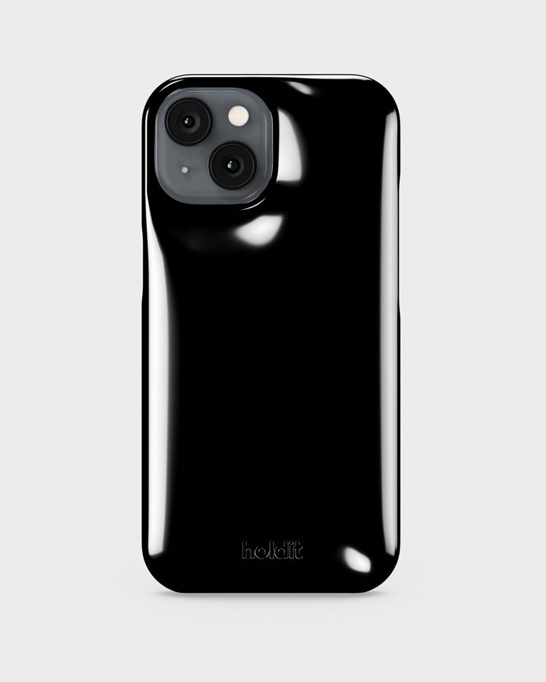 Pouzdro Puffy Holdit pro iPhone 16e/15/14/13 černé