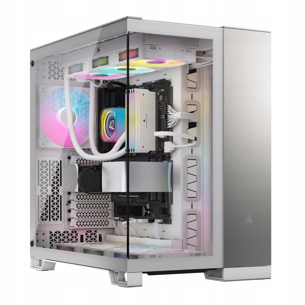 Corsair 6500X Tvrzené Sklo Midi Tower Počítačová Skříň White