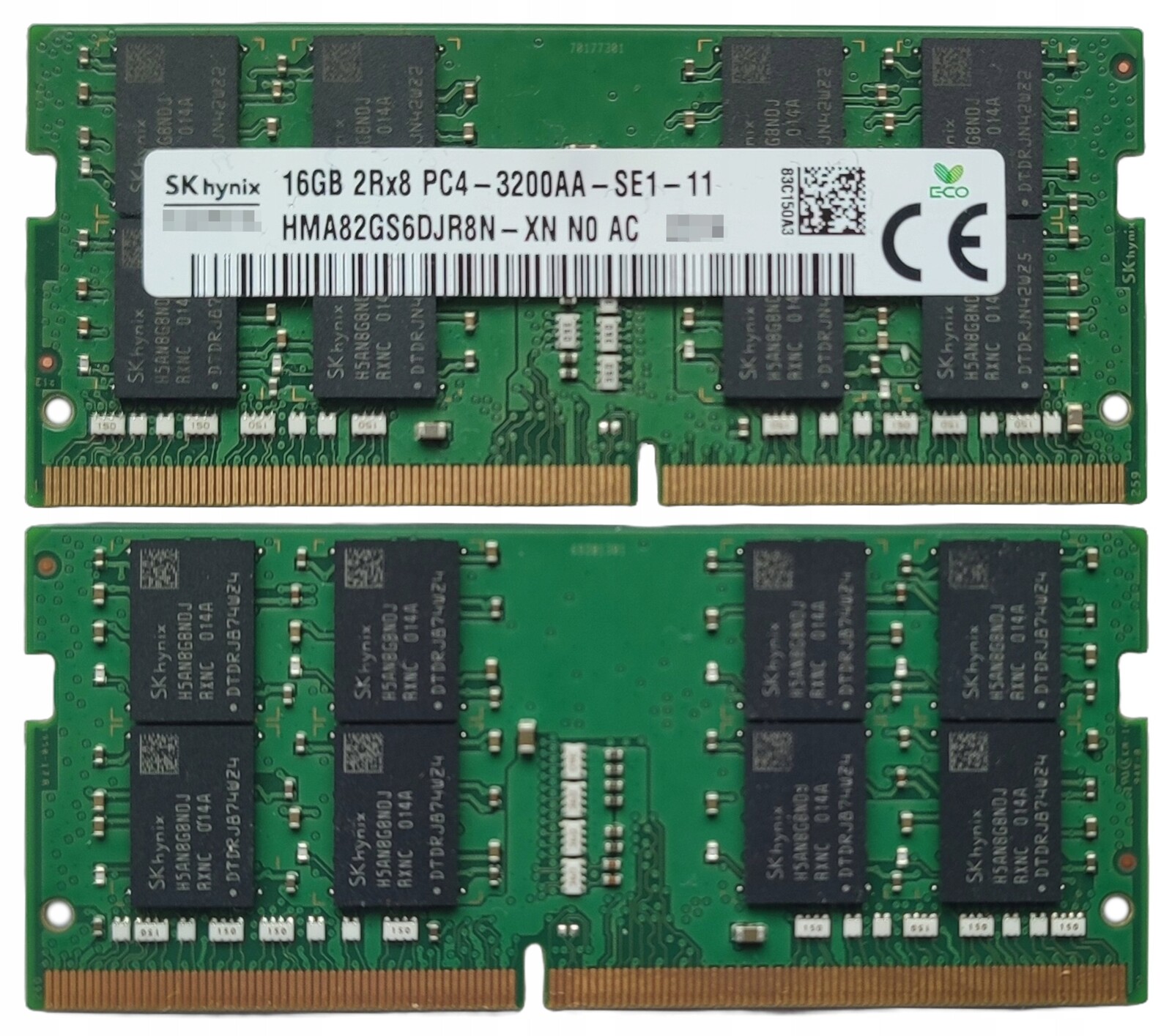 (n) 16GB 1*16GB Hynix DDR4 3200MHz 1,2V HMA82GS6DJR8N-XN