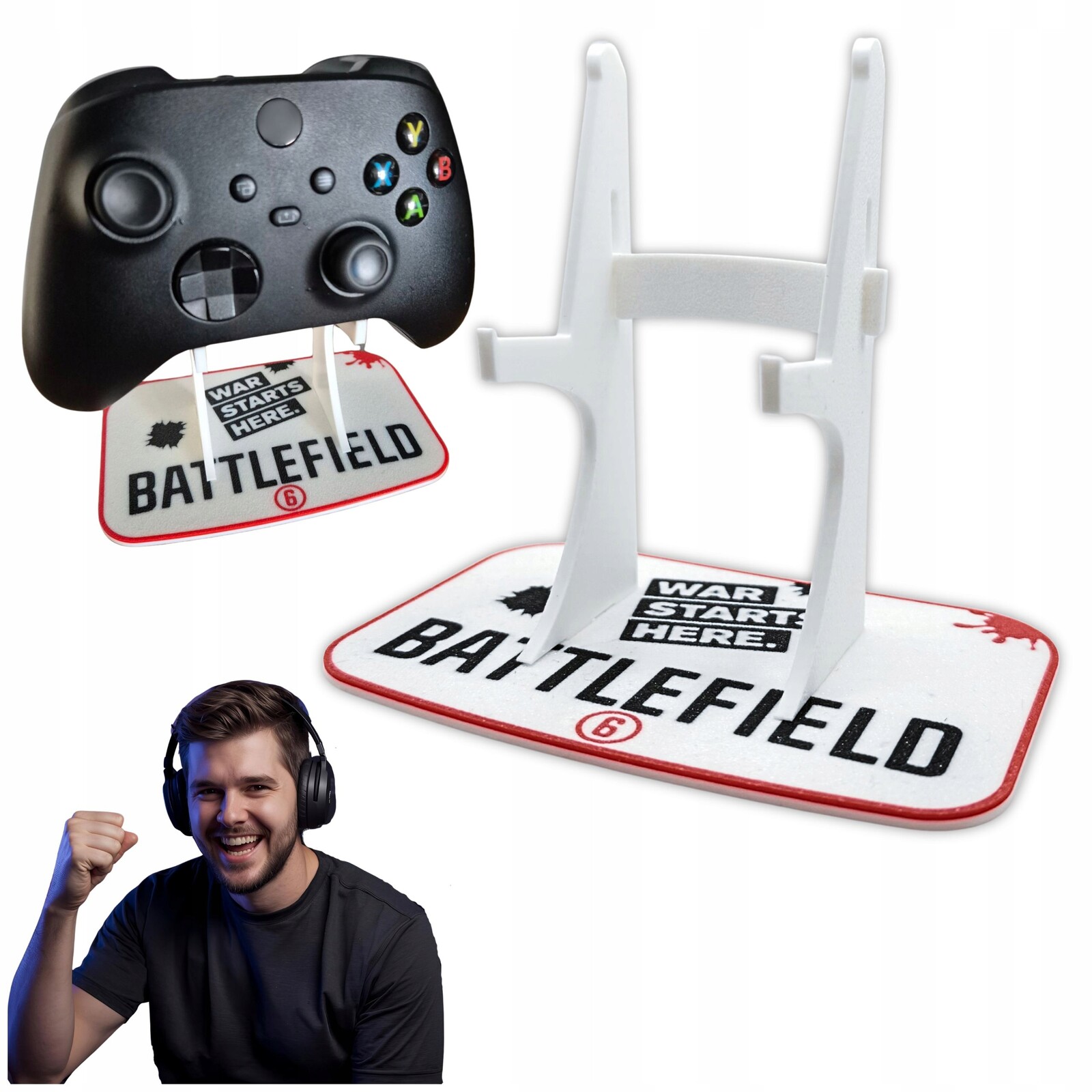 Battlefield 6 stojan na podložku pro PS5 Xbox stolní organizér dárek