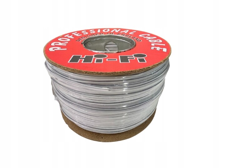 Reproduktorový kabel Elektrokabel SMYp bílý 2 x 0,22 mm² 300 mb