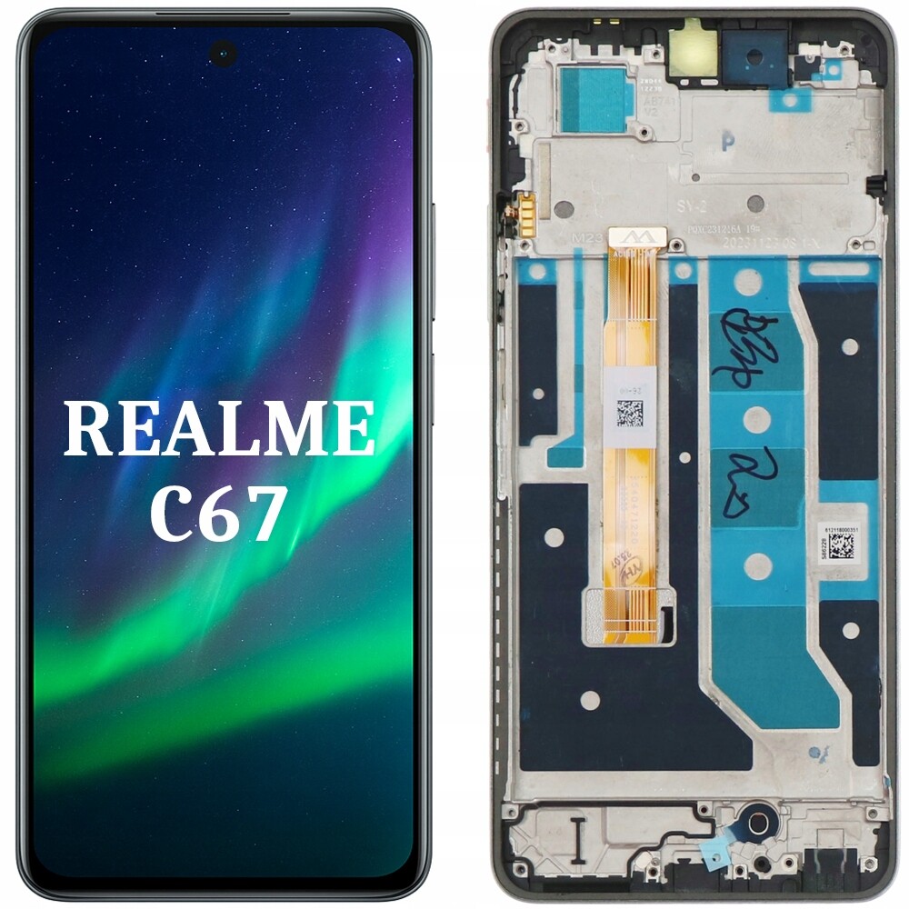 Displej Obrazovky Pro Realme C67 Rámeček