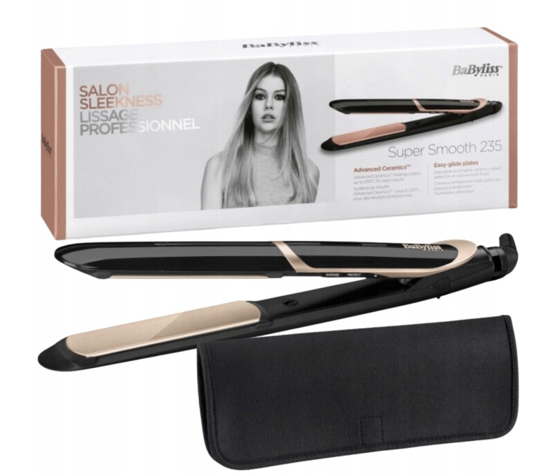 Žehlička Na Vlasy Babyliss Smooth SST393E Titanium ionizace