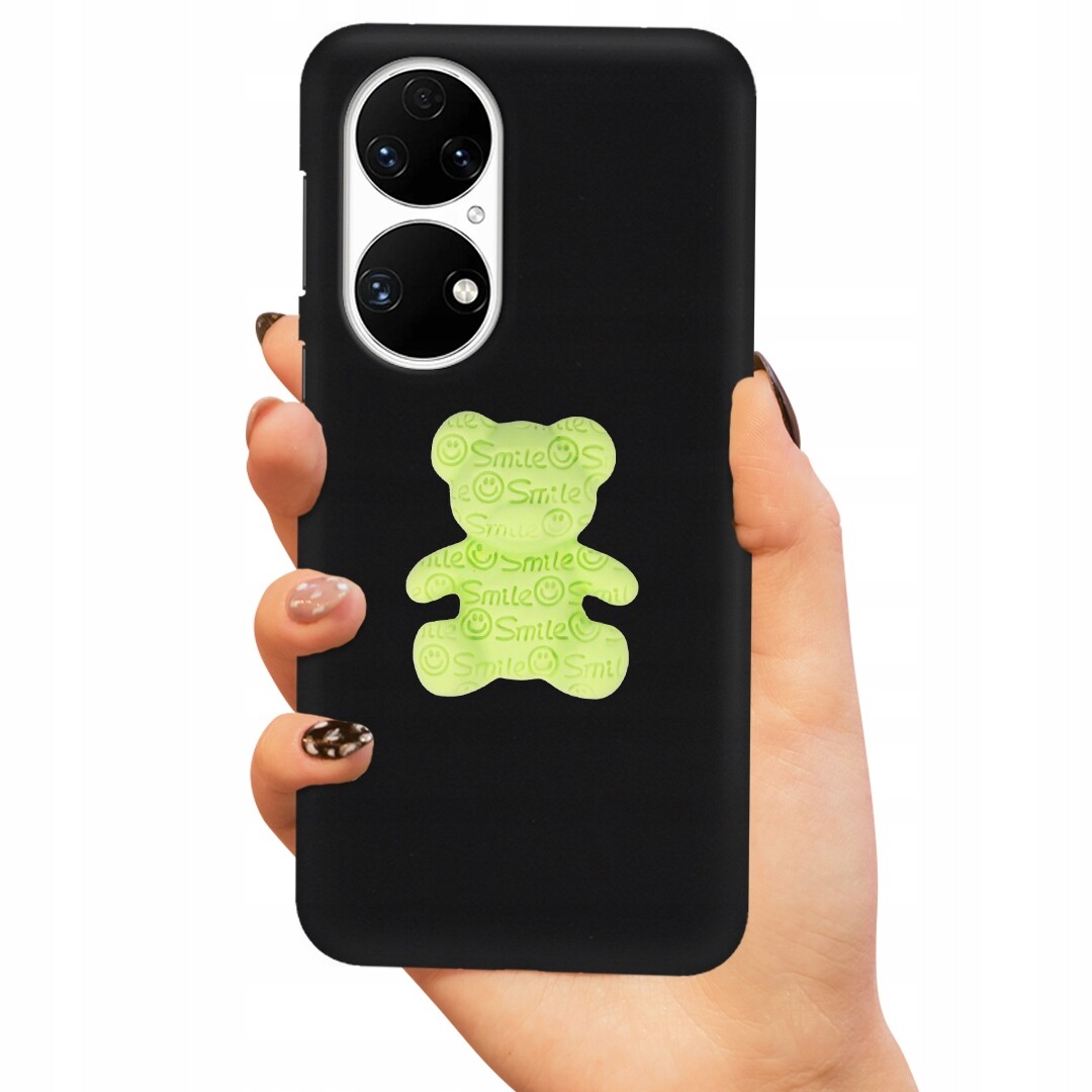 Pouzdro Pro Matný Huawei P50 Case Smile Zelený 3D