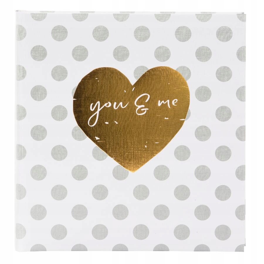 Album pro vkládání 60 stran Goldbuch zlaté srdce