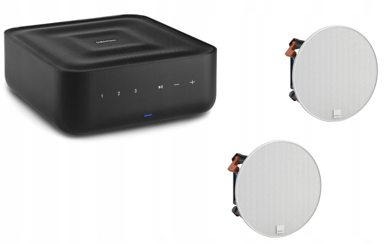 Stropní ozvučení obchodu kanceláře a podniku zesilovač WiFI Bluetooth