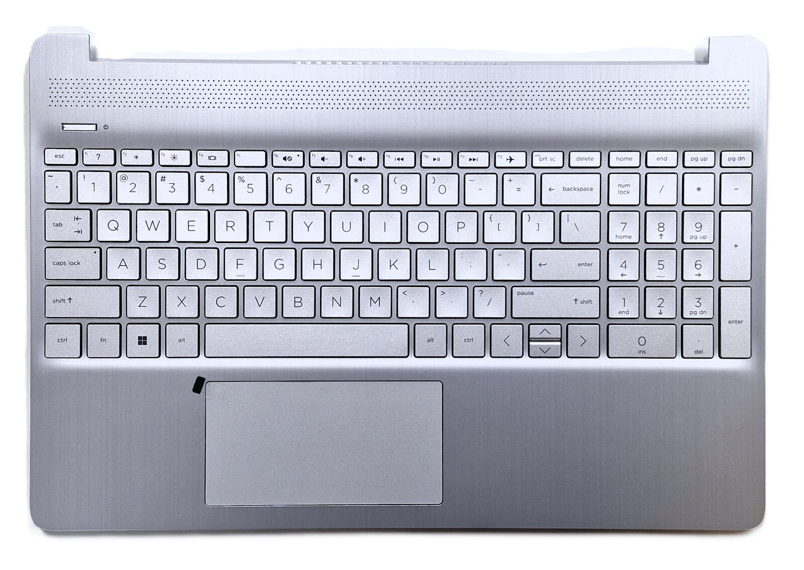 Horní Kryt Palmrest Pro Notebooky Hp 15-DY 15-EF Klávesnice Touchpad