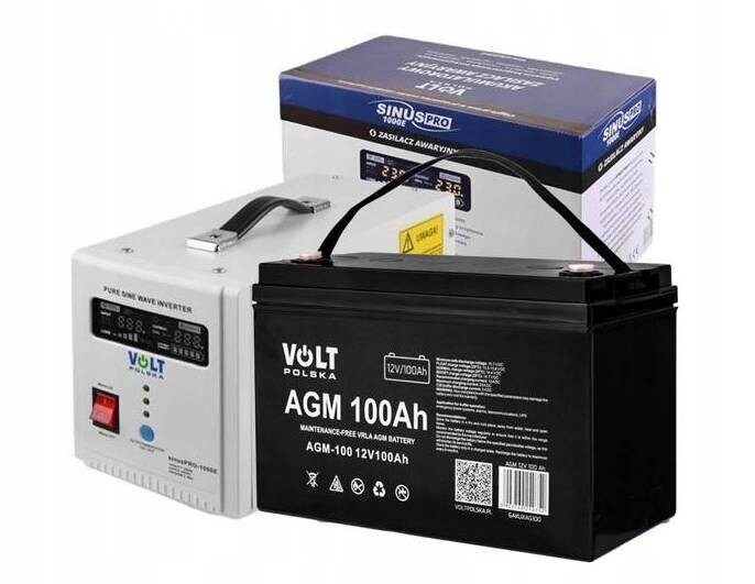 Měnič Napětí Záložního Zdroje Ups 800E 800W Akumulátor 100AH Agm Vrla