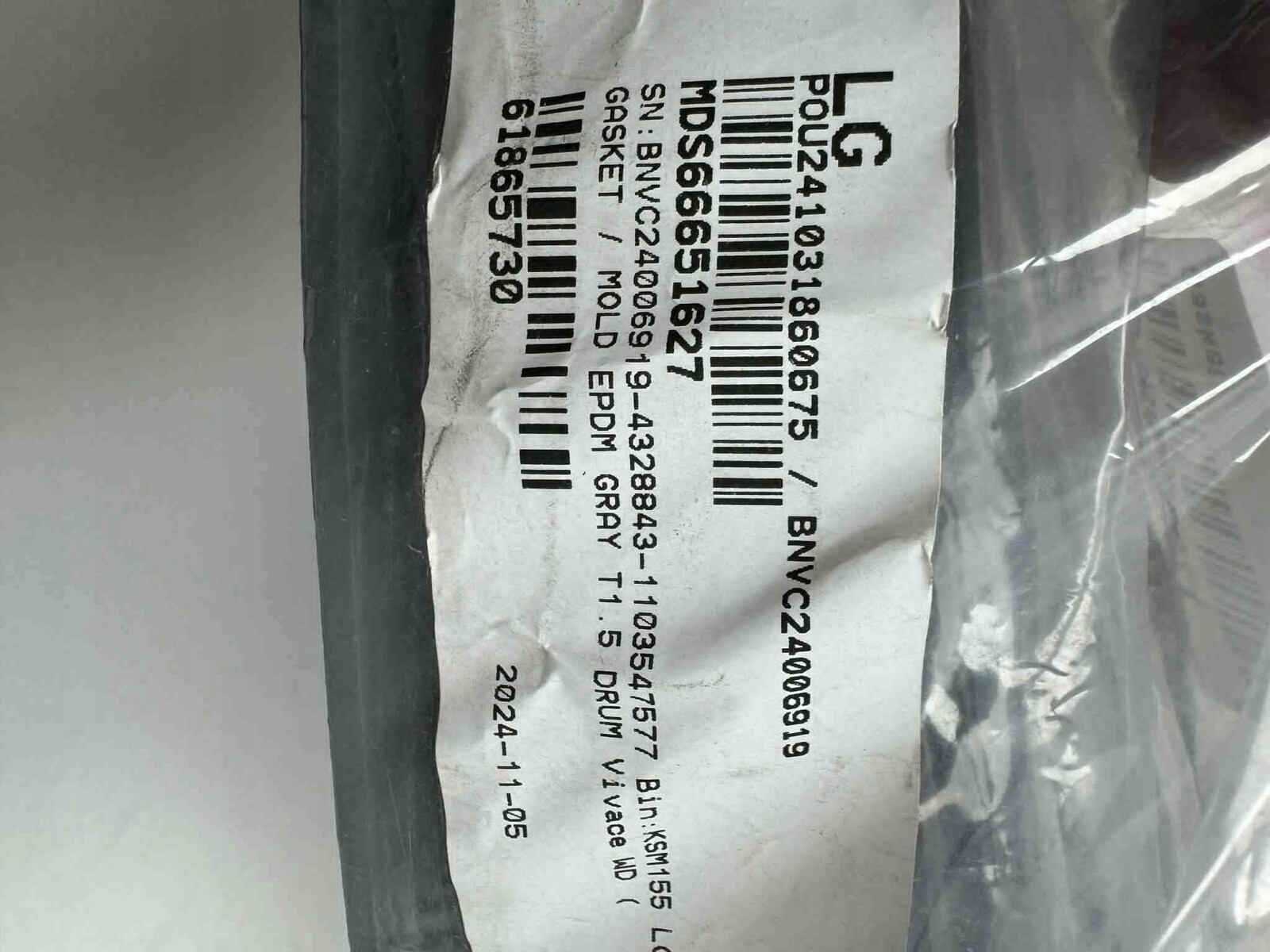 Zástěra do pračky Lg MDS66651627