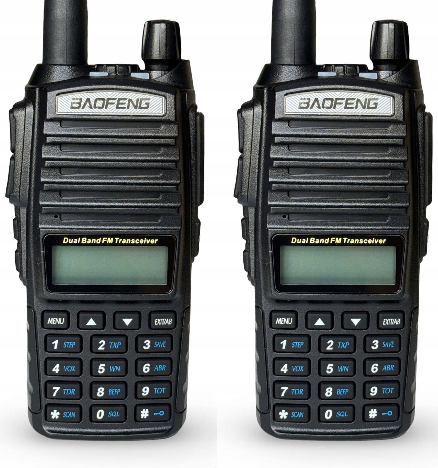 Sada 2 Baofeng UV-82 EU82X Usb-c Vysílačka Radiotelefon Walkie Talkie