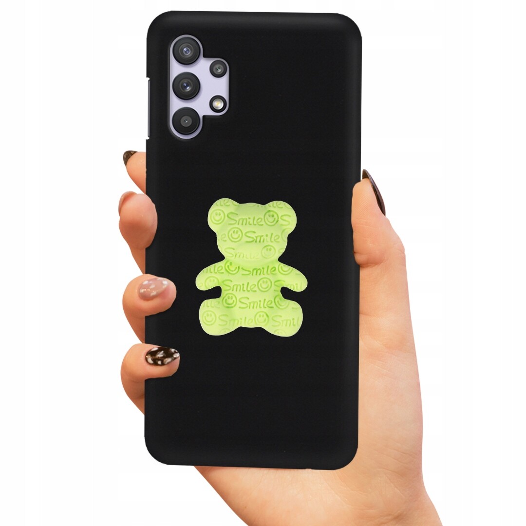 Pouzdro Pro Matný Samsung A32 Case Smile Zelený 3D