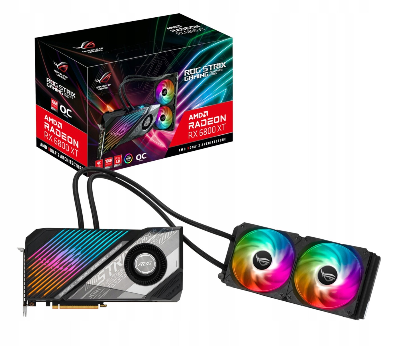 Asus Rog-strix LC RX6800XT O16G-GAMING 16GB GDDR6