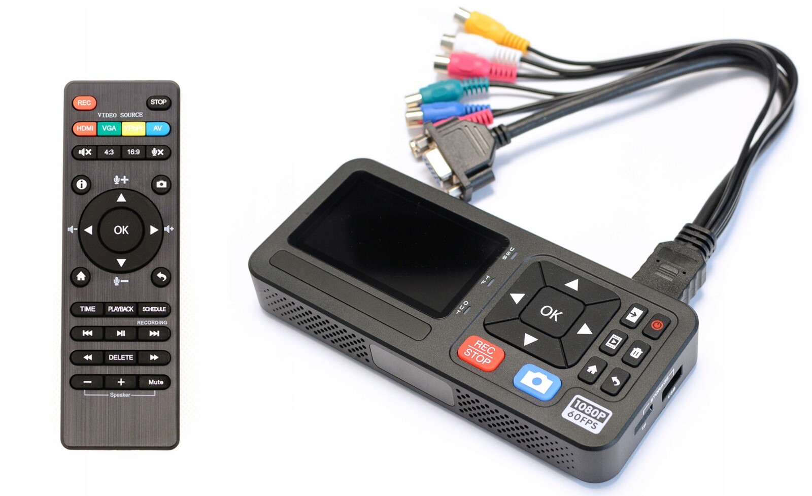 HyperCap II Lite Malá Přenosná nahrávačka grabber Hdmi Analog, LCD 3