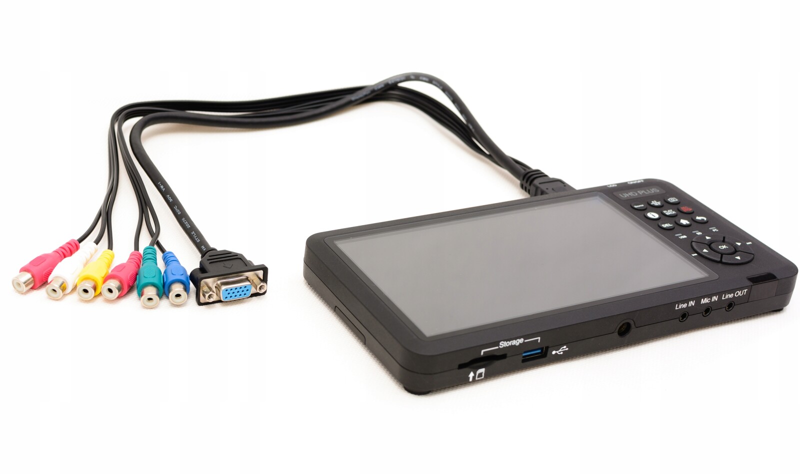 HyperCap II Přenosná nahrávačka grabber Hdmi Analog, LCD 7