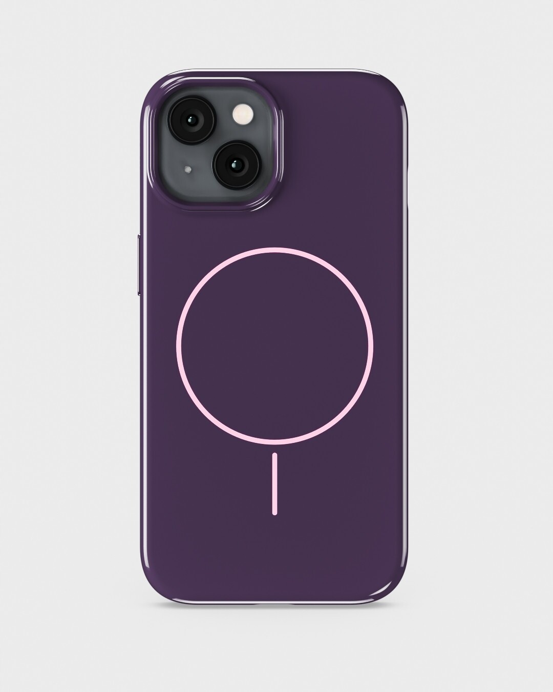 Monofonní pouzdro Pouzdro Holdit Magsafe pro iPhone 16 Pro, tmavě švestkové