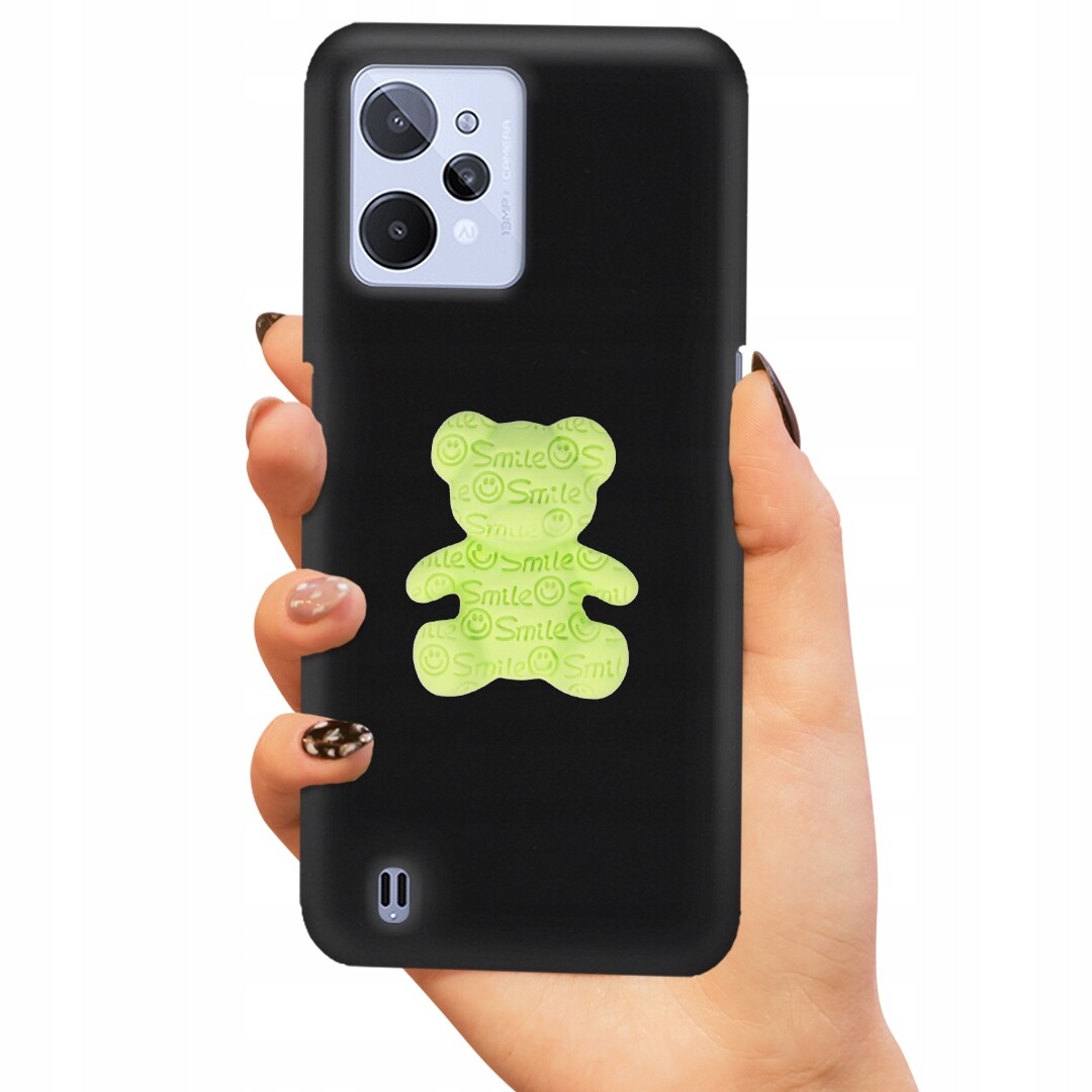 Pouzdro Pro Realme C31 Case Smile Zelené 3D