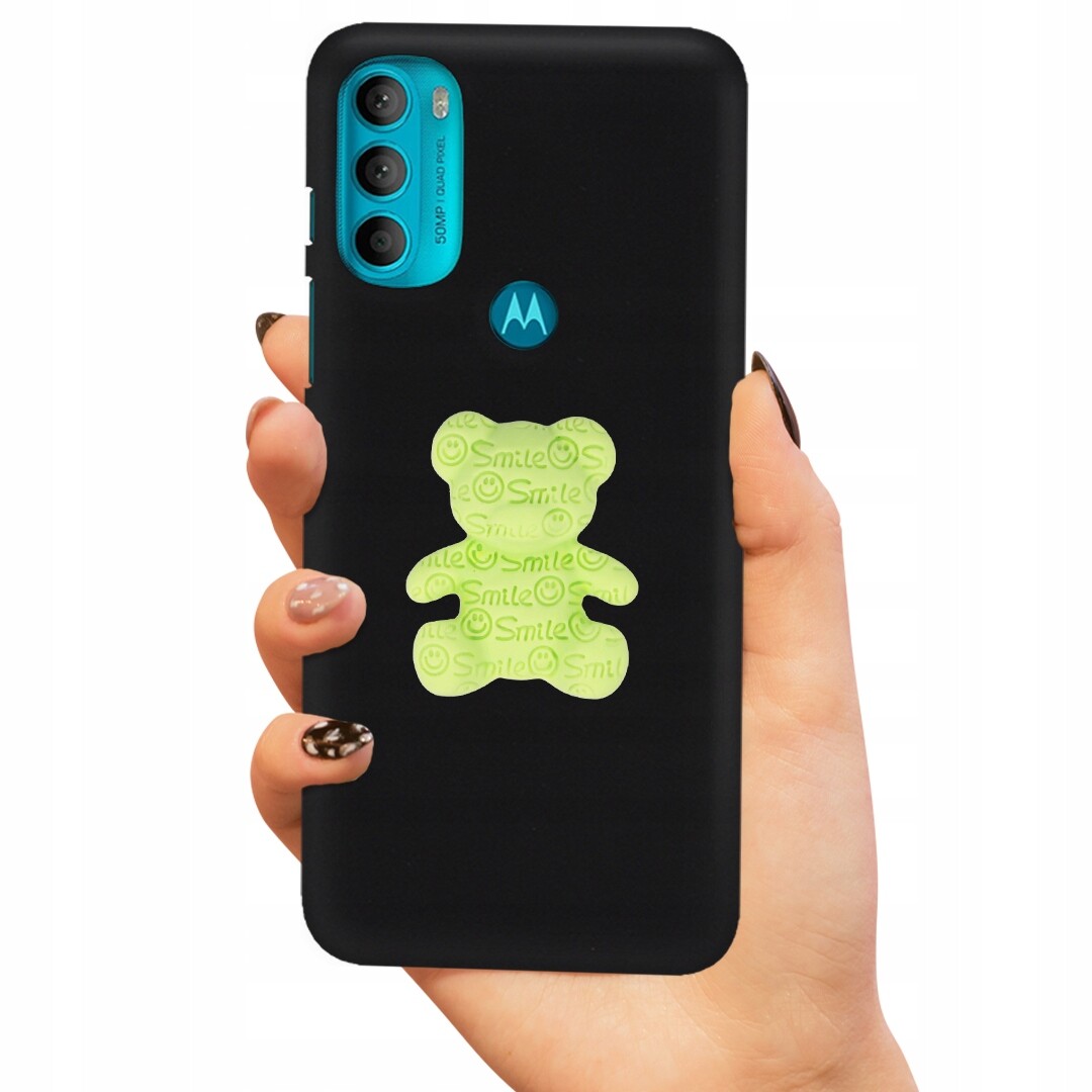 Pouzdro Pro Motorola G71 5G Case Medvídek Zelený 3D