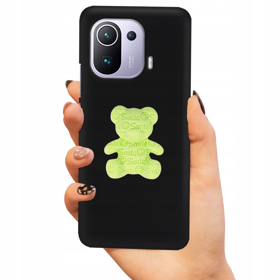 Pouzdro Pro Matný Xiaomi Mi 11 Pro Case Medvídek Zelený 3D