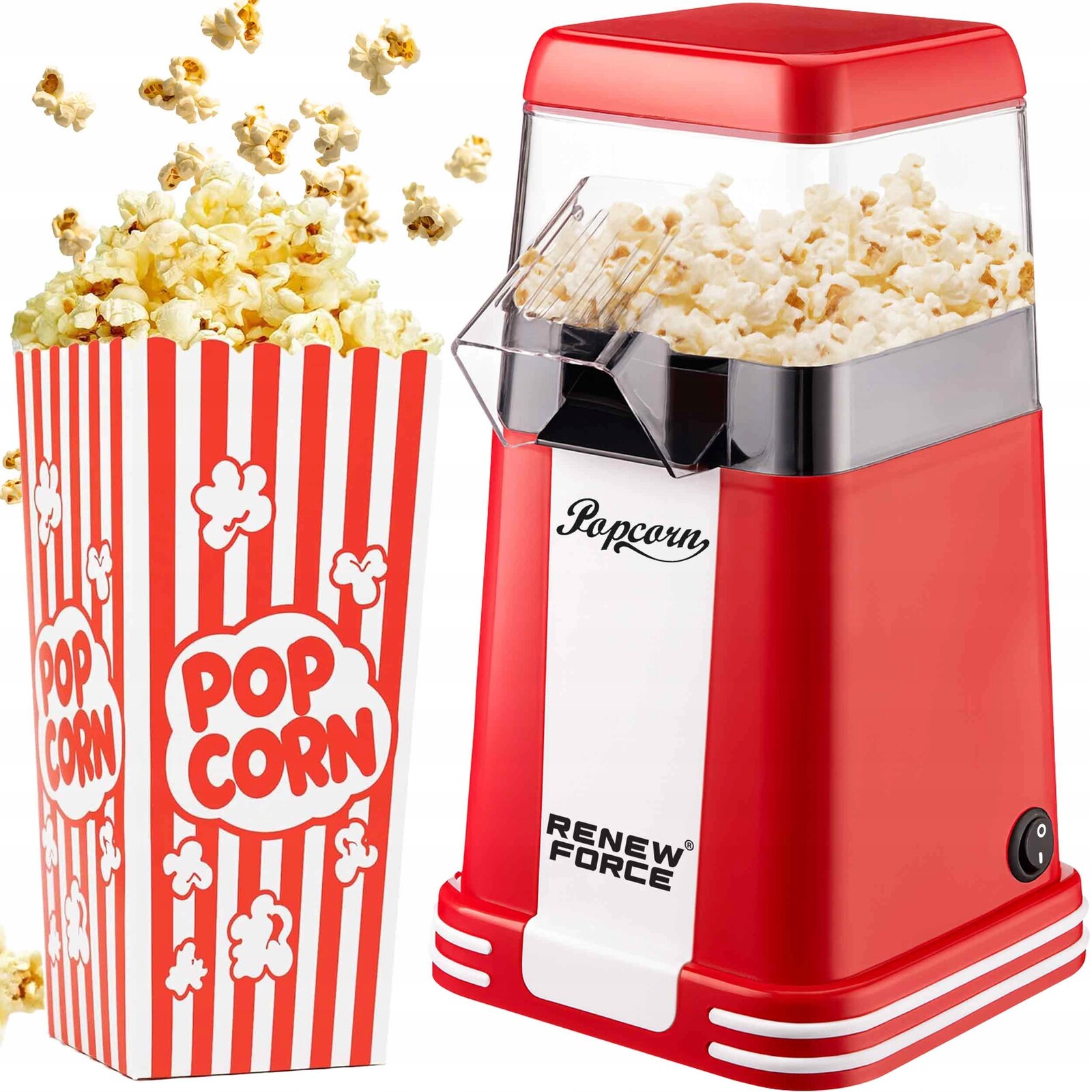 Stroj Na Popcorn Domácí Zařízení Mini Beztukový Strojek 1200 W