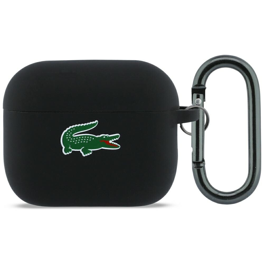 Pouzdro Lacoste Silicone Croc Logo AirPods Pro 3 černé