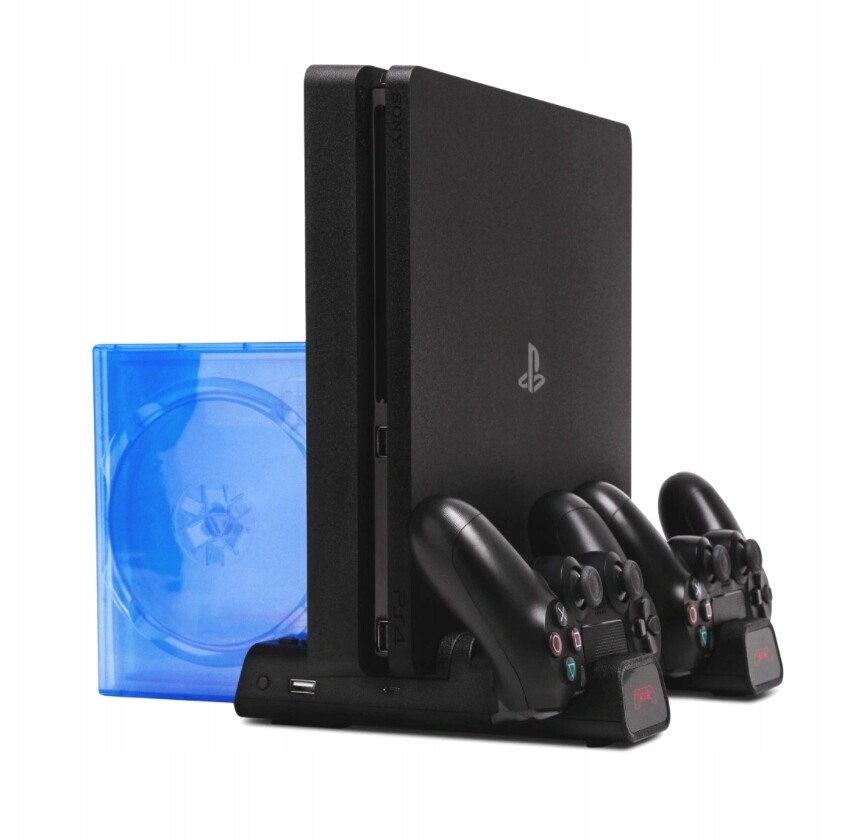 Chladící Podložka Stojan PS4 Slim Fat Pro Černá