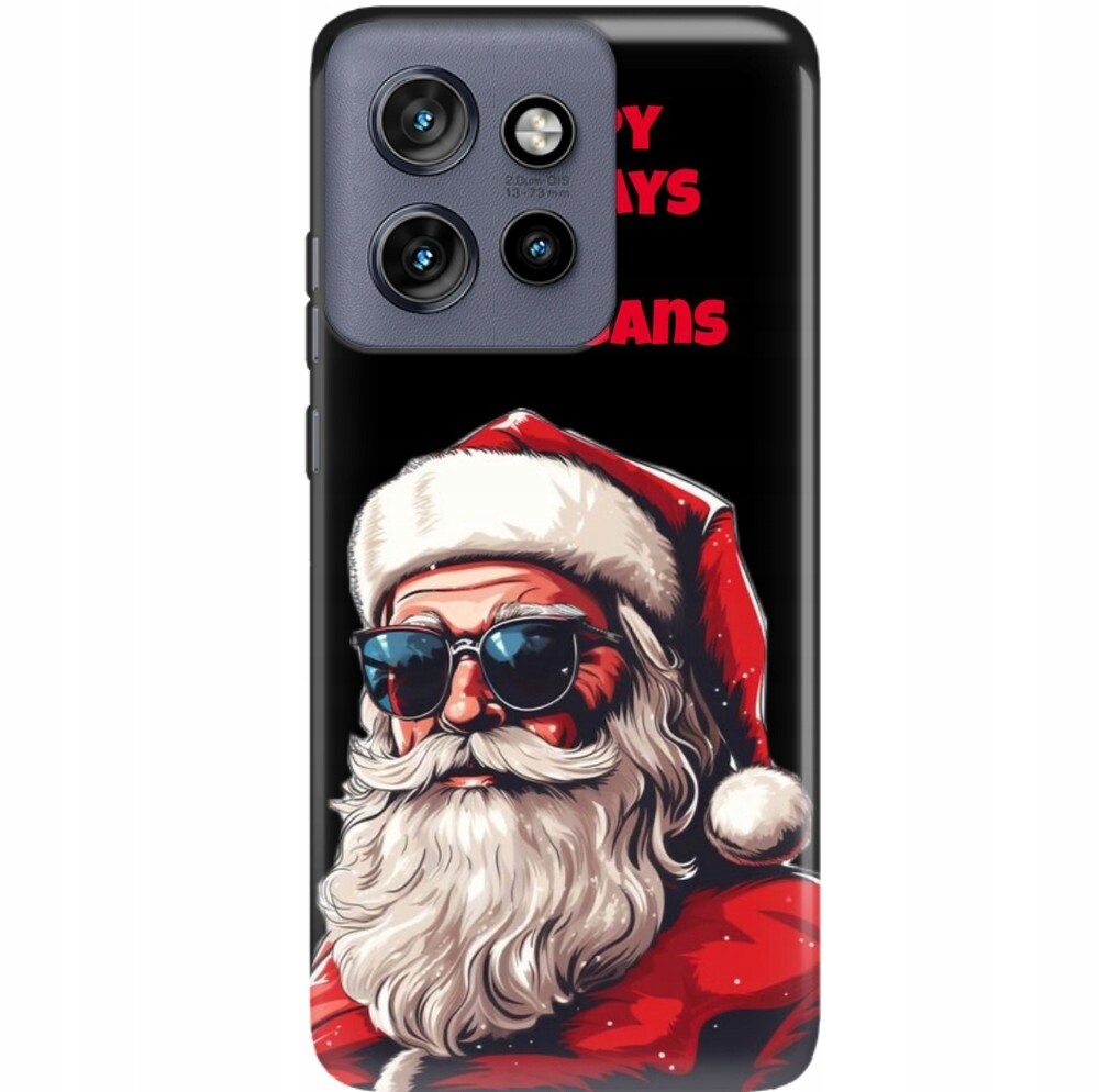 Pouzdro Pro Motorola Edge 50 Neo Case Zadní Kryt Ochrana Goth Vánoční Lebky Wz