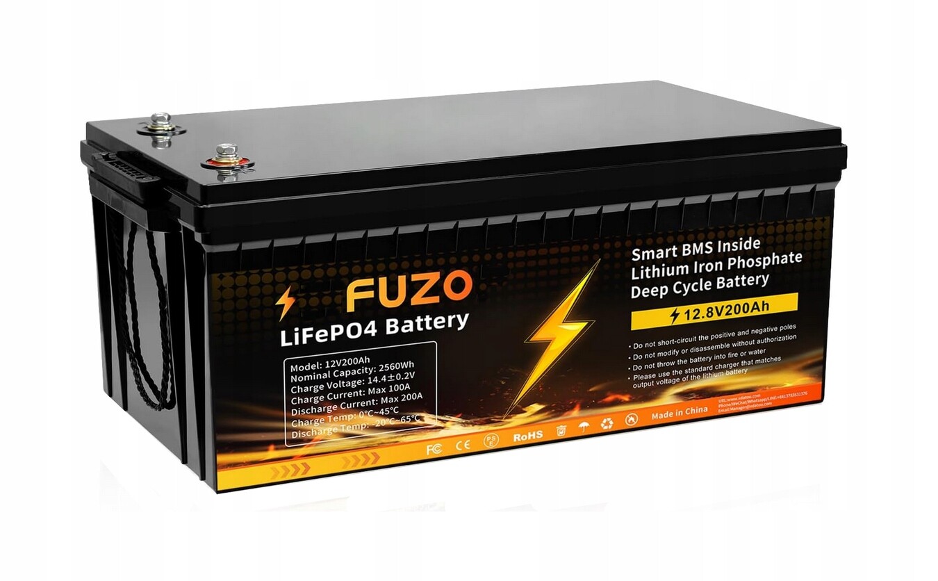 LiFePo4 baterie Fuzo 12V 200Ah
