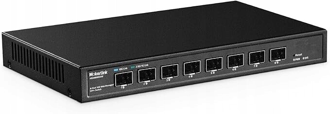 MokerLink 8-portový přepínač 10 Gb/s Sfp+, podpora modulu Sfp