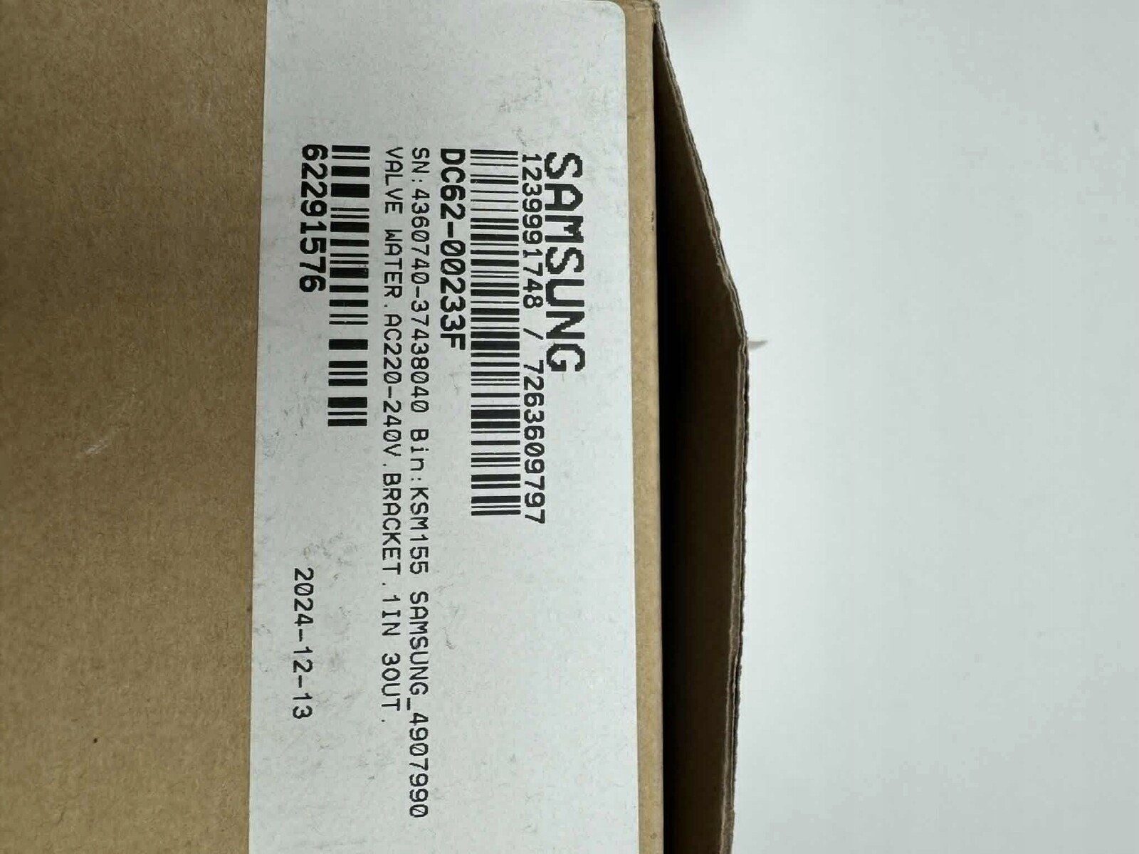 Elektroventil 3-cestný pro pračku Samsung DC62-00233F