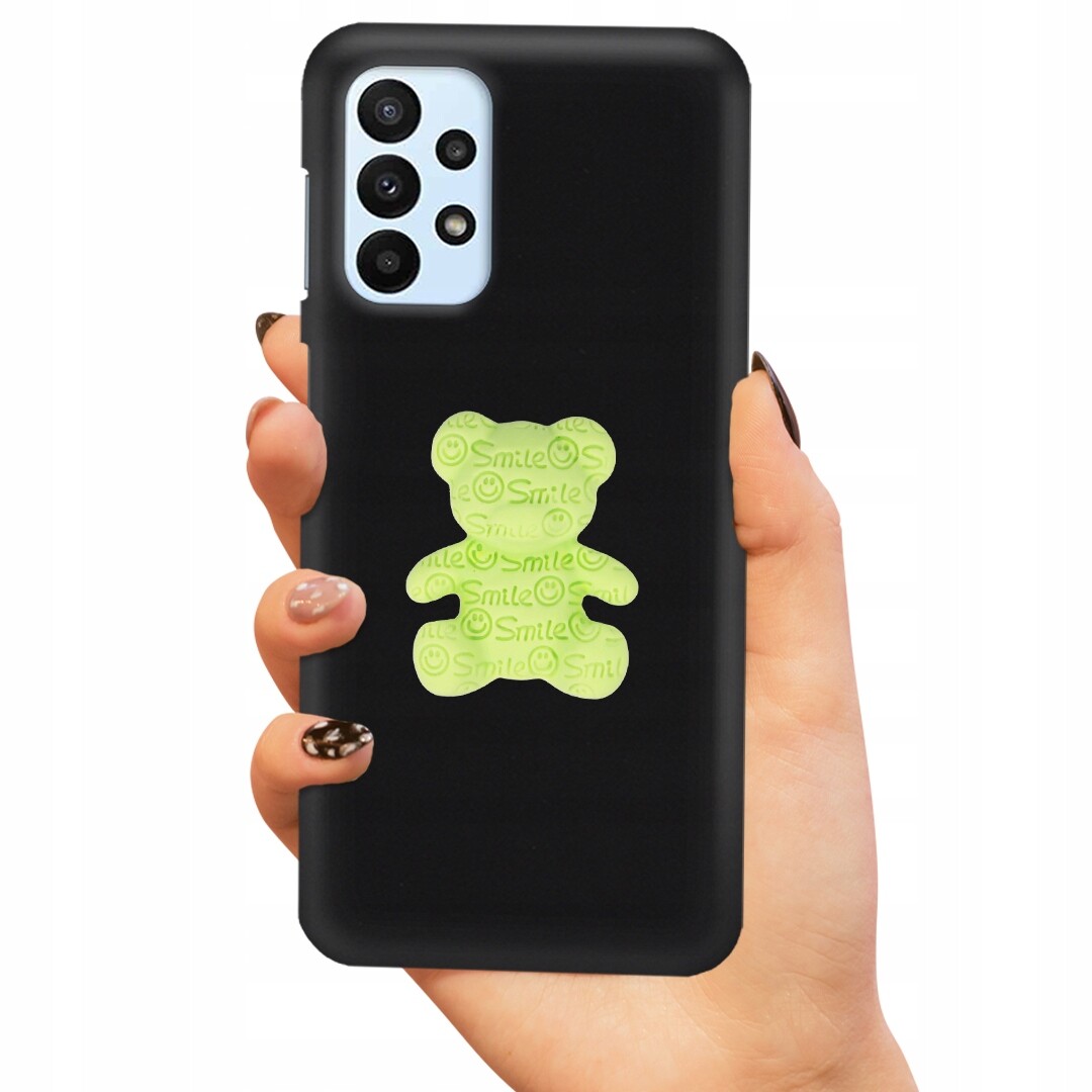 Pouzdro Pro Samsung A23 5G Case Medvídek Zelený 3D