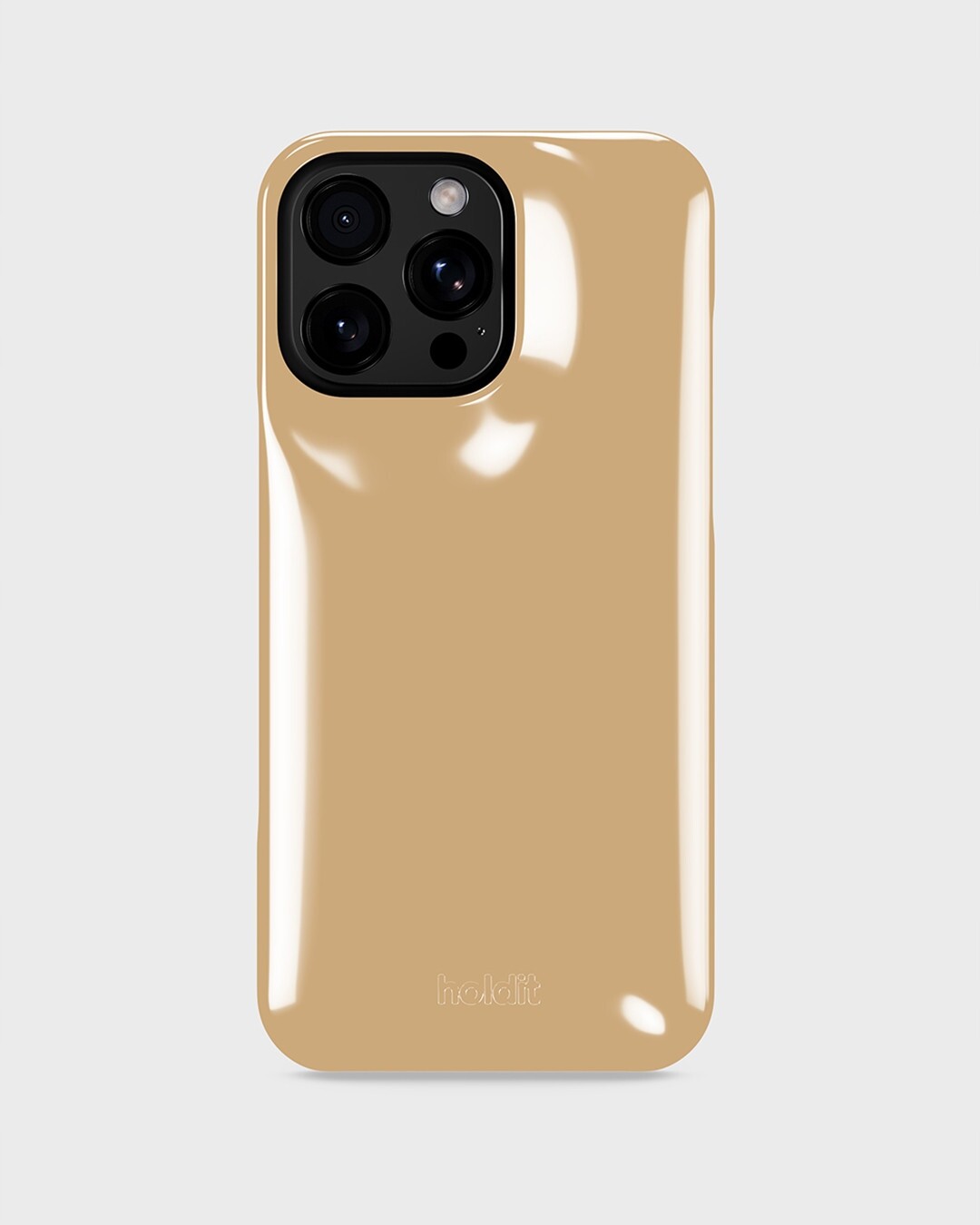 Pouzdro pouzdro Holdit pro iPhone 16 Pro béžové