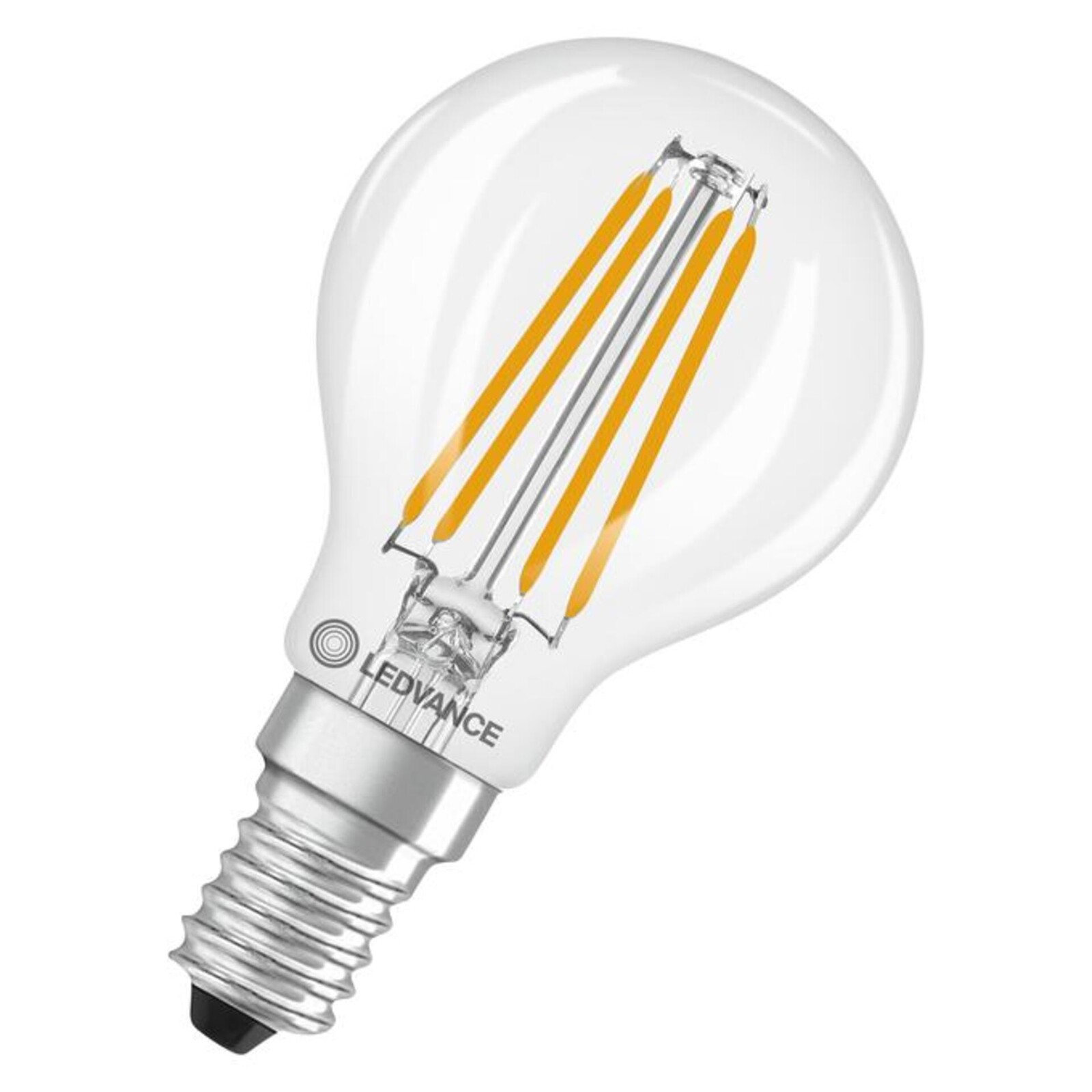 LED žárovka LED P45 E14 3.4W = 40W 470lm 2700K Teplá bílá Stmívatelná 320° Filament Performance Class Ledvance