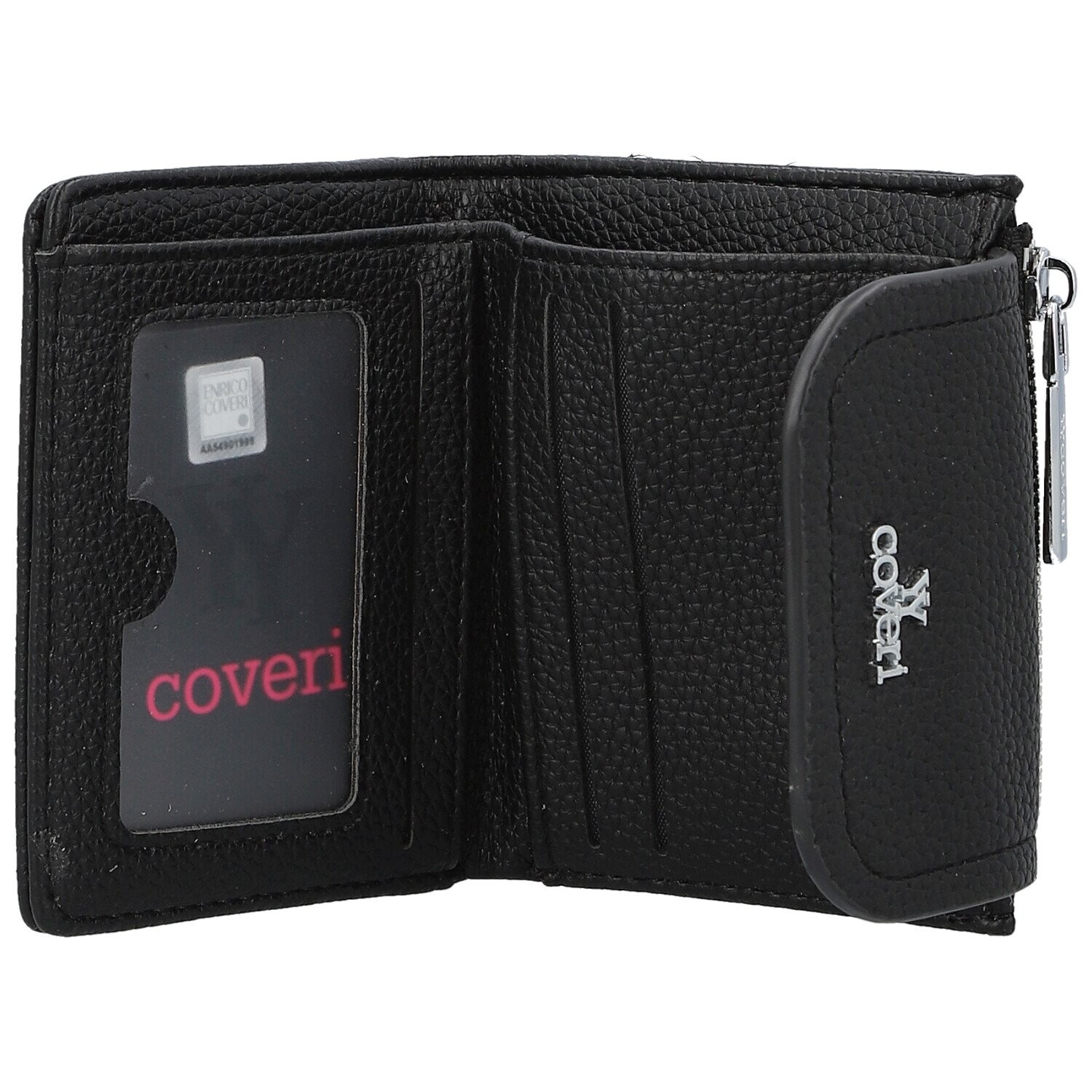 Trendy dámská mini koženková peněženka Coveri Bobbi, černá