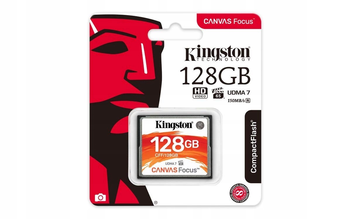 Paměťová karta CompactFlash Kingston Canvas Focus 128 Gb
